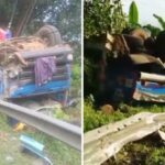 Truk Bermuatan BBM Terbalik di Jalan Poros Kendari-Unaaha, 2 Orang Alami Luka-Luka