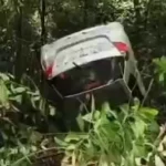 Mobil Terjun Hingga Terbalik ke Jurang di Hutan Lambusango Buton