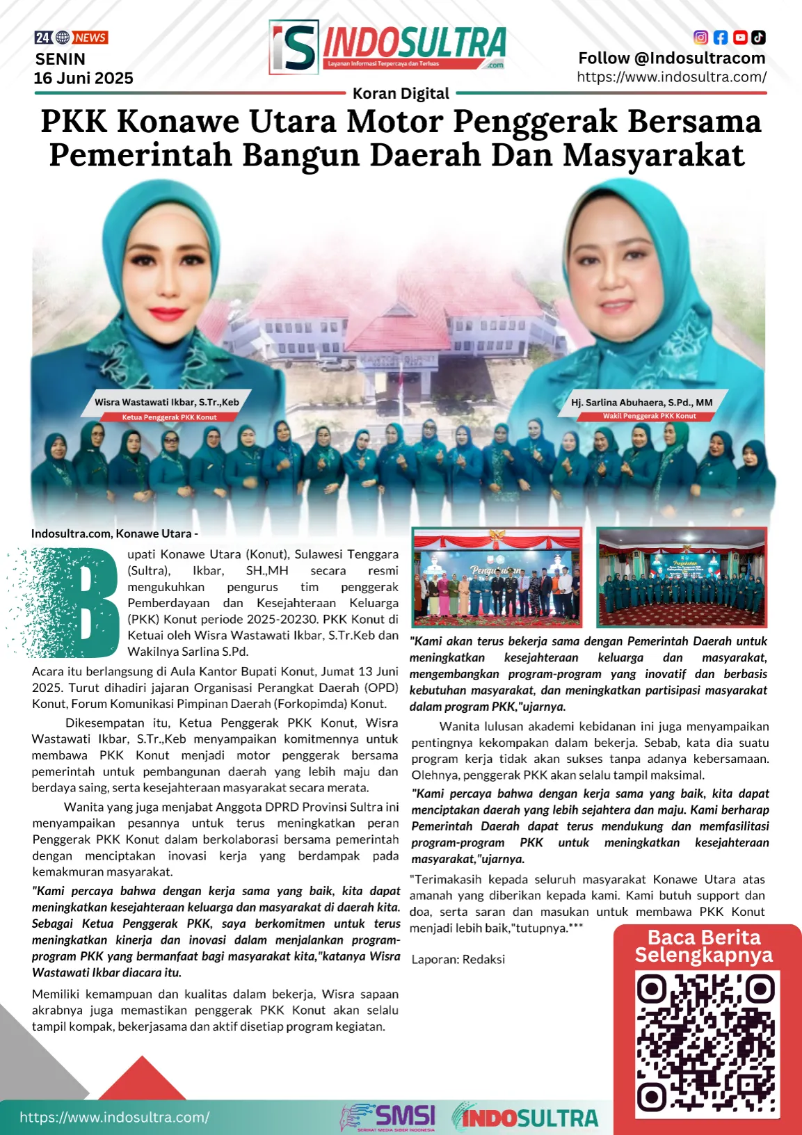 koran indosultra pkk konawe utara konut