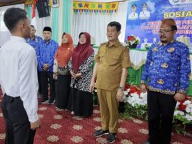 Diikuti 37 Peserta Pendaftar, Wabup Konut Didampingi Sekda Buka Sosialisasi Penerimaan Mahasiswa Baru Politeknik Kelautan dan Perikanan