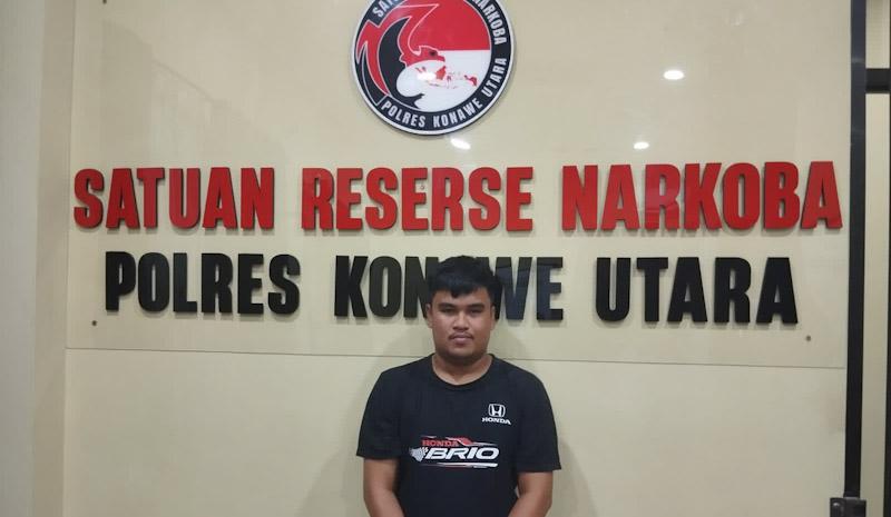 Sat Resnarkoba Polres Konut Barhasil Tangkap Pelaku Yang Hendak Edarkan Narkoba Lintas Kabupaten dan Provinsi