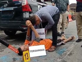 Rekonstruksi Kasus Penikaman Sopir Angkutan Kendari-Bombana: Tersangka Peragakan 20 Adegan