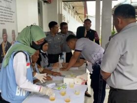 Cegah Narkoba di Balik Jeruji, Lapas Kendari dan BNNP Sultra Gelar Tes Urine Dadakan