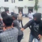 Demo Ricuh di Kantor ESDM Sultra, Pegawai dan Massa Saling Pukul, Seorang Demonstran Terluka