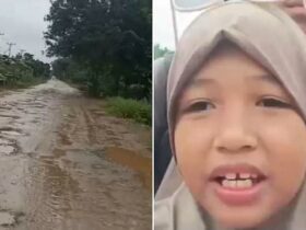 Viral! Bocah di Konawe Protes Jalan Rusak: “Kami Tak Butuh Janji, Kami Butuh Perbaikan Segera