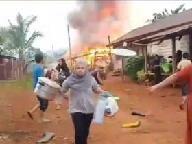 Empat Rumah Warga di Konawe Ludes Terbakar