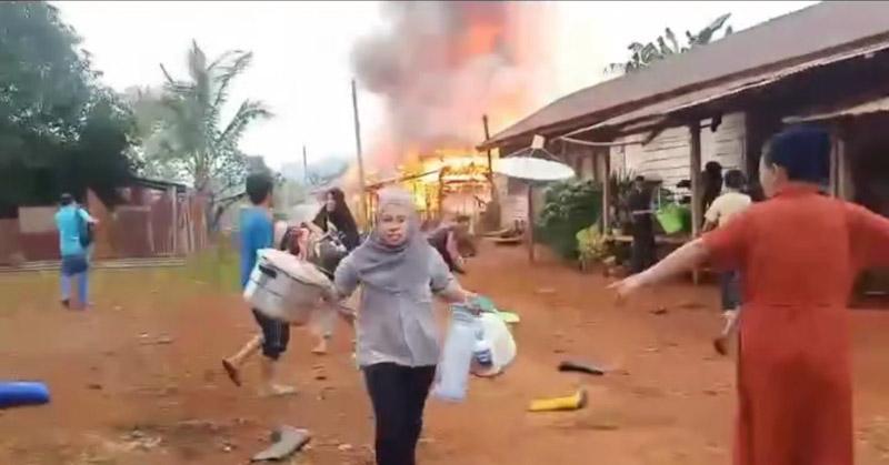 Empat Rumah Warga di Konawe Ludes Terbakar