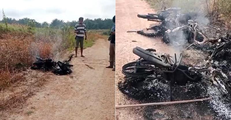 Empat Motor Karyawan PT MS Dibakar di Lahan Sengketa, Diduga Ulah Kelompok AMT Angata