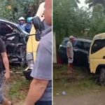Kecelakaan Maut di Jalan Poros Kendari–Unaaha: Dump Truck Tabrak Sigra, Lima Orang Terluka