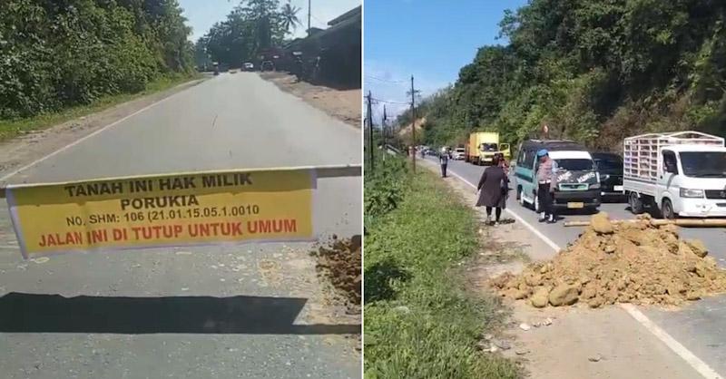 Akses Jalan di Morosi Ditutup Pemilik Lahan, Ratusan Kendaraan Tertahan