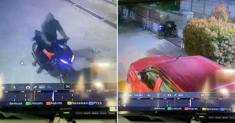 Motor Mahasiswa di Baruga Digondol Maling, Pelaku Terekam CCTV