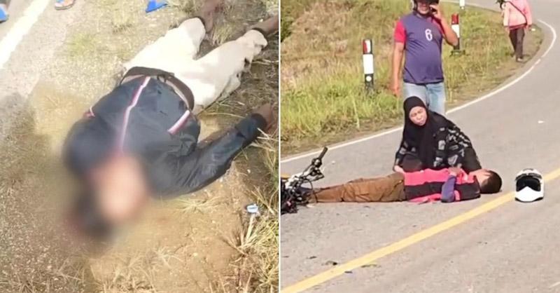 Dua Motor Adu Banteng di Konsel, Pemuda Patah Tulang dan Warga Lansia Alami Pendarahan Serius