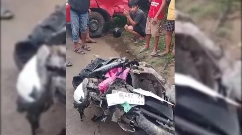 Tabrakan Maut di Wolasi, Pengendara Motor Wanita Tewas di Tempat