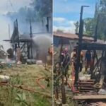 ‎Diduga Korsleting Listrik Rumah Warga di Kadia Hangus Terbakar