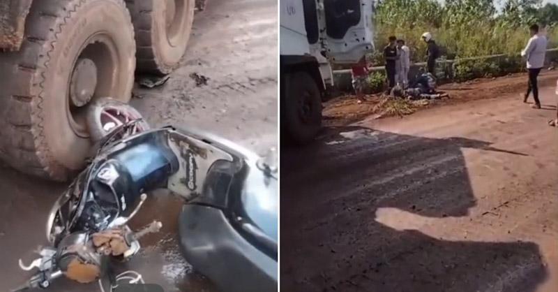 Pemotor di Konawe Patah Kaki Usai Terlindas Truk di Jalan Houling Virtue Morosi