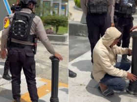 Nekat! Demi Beli Sabu, Pria di Kendari Gasak Tiang Besi Pedestrian MTQ