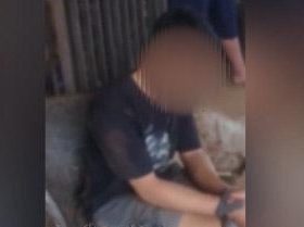 Kedapatan Curi Solar, Pria di Kolaka Ditangkap Warga Kaki dan Tangan di Ikat