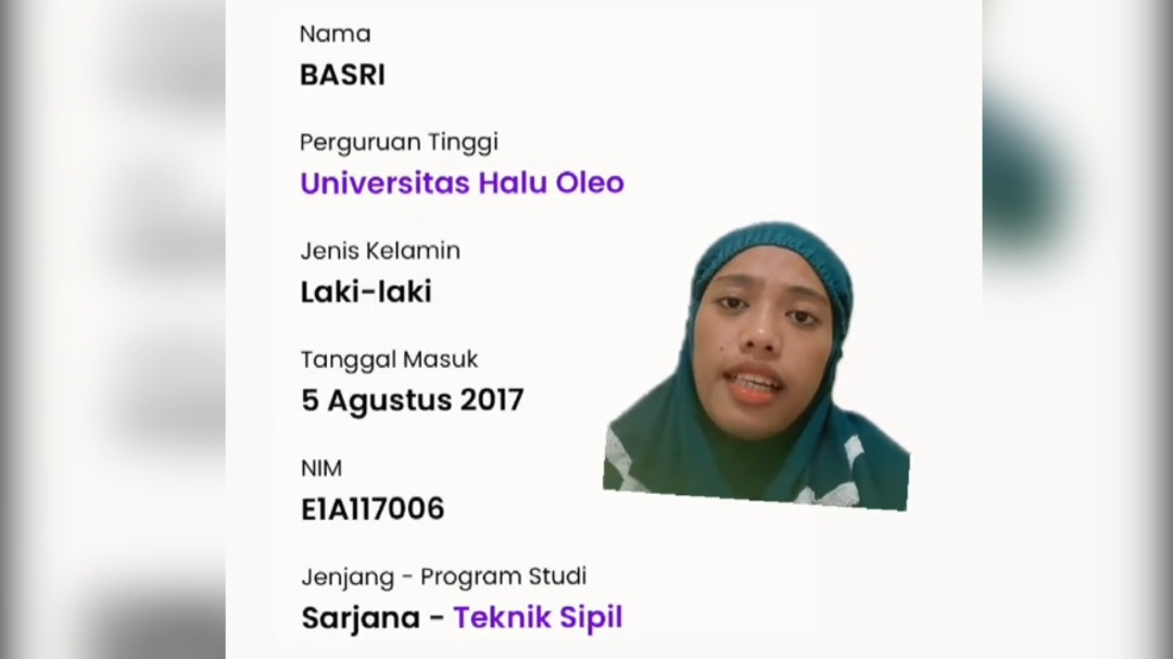 Skandal Identitas Akademik Tertukar Guncang UHO Kendari, Nama Alumni Wanita Berubah Jadi Laki-laki di PDDikti