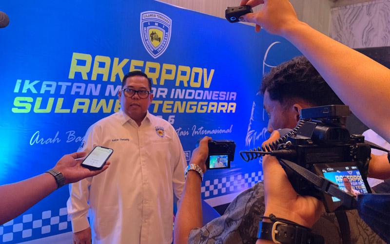 Rakerprov IMI Sultra 2026, Anton Timbang Genjot Pembentukan IMI di 17 Kabupaten/Kota