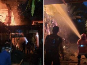 Si Jago Merah Hanguskan Rumah Warga di Puuwatu Kendari