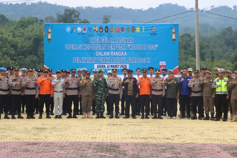 Kapolres Konut Pimpin Apel Pasukan Operasi Ketupat 2026, Wujudkan Mudik Aman