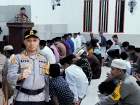 Mimbar Kamtibmas Ramadhan, Kapolsek Sawa Ajak Warga Ciptakan Situasi Aman dan Damai