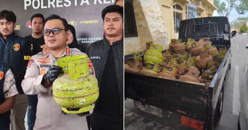 Bisnis Gelap Tabung Melon Terbongkar! Polresta Kendari Amankan 150 LPG Subsidi yang Hendak Dilarikan ke Morowali