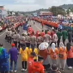 Meriah! HUT ke - 66 Kabupaten Konawe Gelar Tarian Lulo Massal Hingga Pecah Rekor MURI