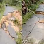 Akses Tiga Desa di Muna Terputus Akibat Longsor Parah, Warga Terpaksa Bertaruh Nyawa