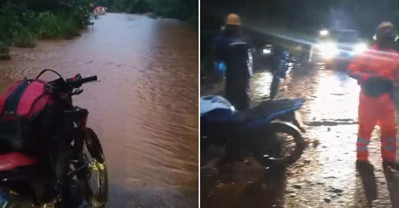 Diguyur Hujan, Sungai di Konut Meluap, Jalur Penghubung Wilayah Langgikima- Tambakua Lumpuh