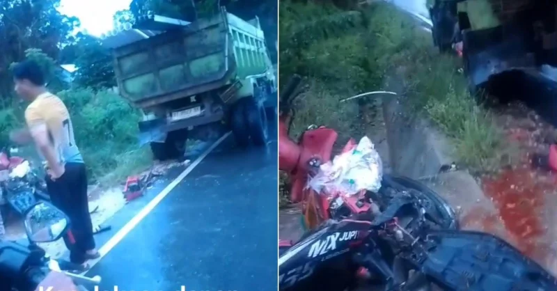 Hantam Bagian Belakang Truk, Seorang Ibu di Mowila Tewas Sebelum Sempat Ditolong
