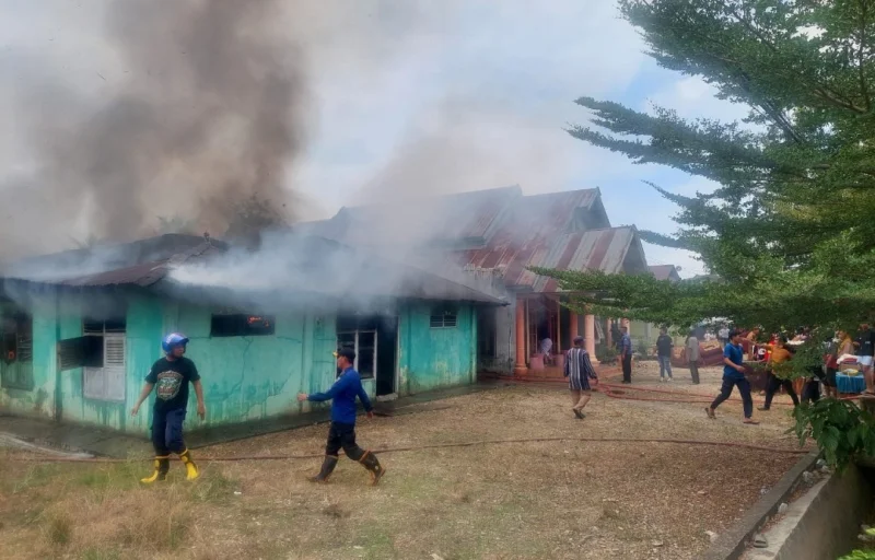 ‎Satu Rumah di Konawe Ludes Terbakar, Kerugian Capai Rp400 Juta